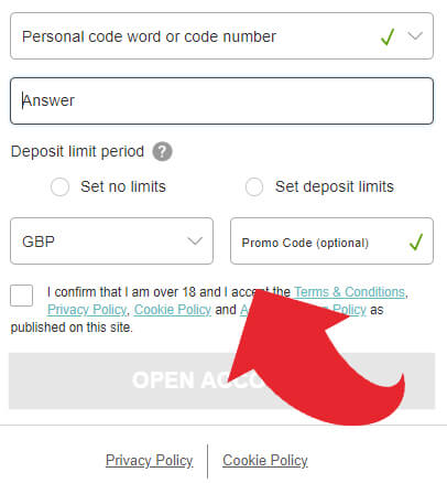 Where to put the Ladbrokes promo code